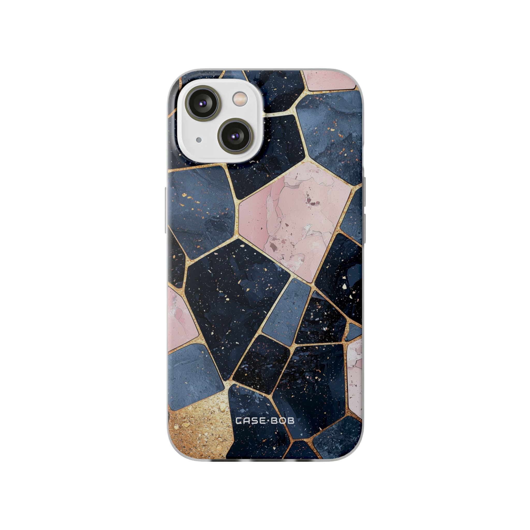 Golden Mosaic iPhone 14 Case - Soft