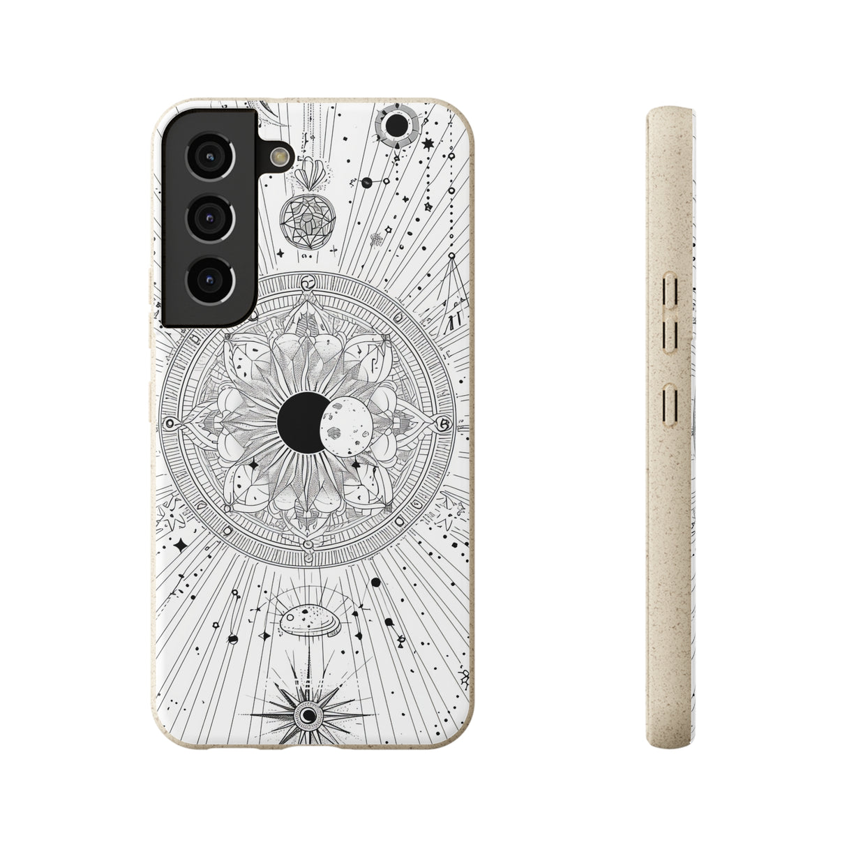 Celestial Mandala Mystique | Biodegradable Phone Case