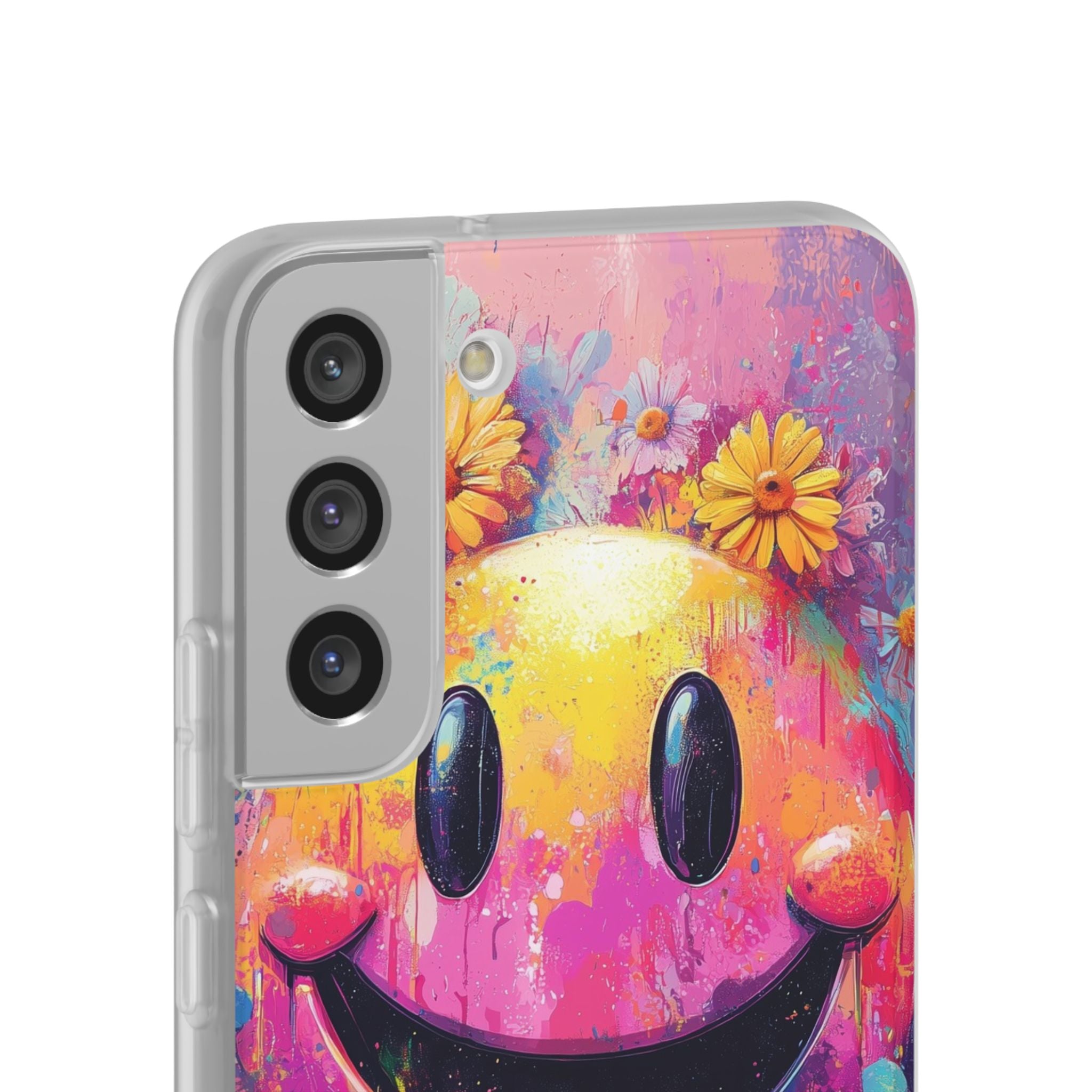 Smiley Bloom Samsung S22 Plus Case - Soft
