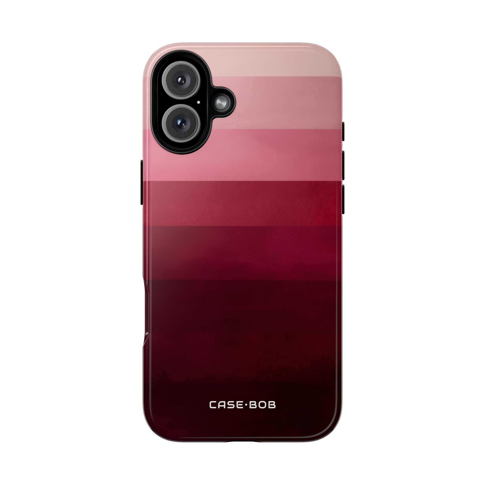 Pink Horizon Bands iPhone 16 Plus Case - Tough