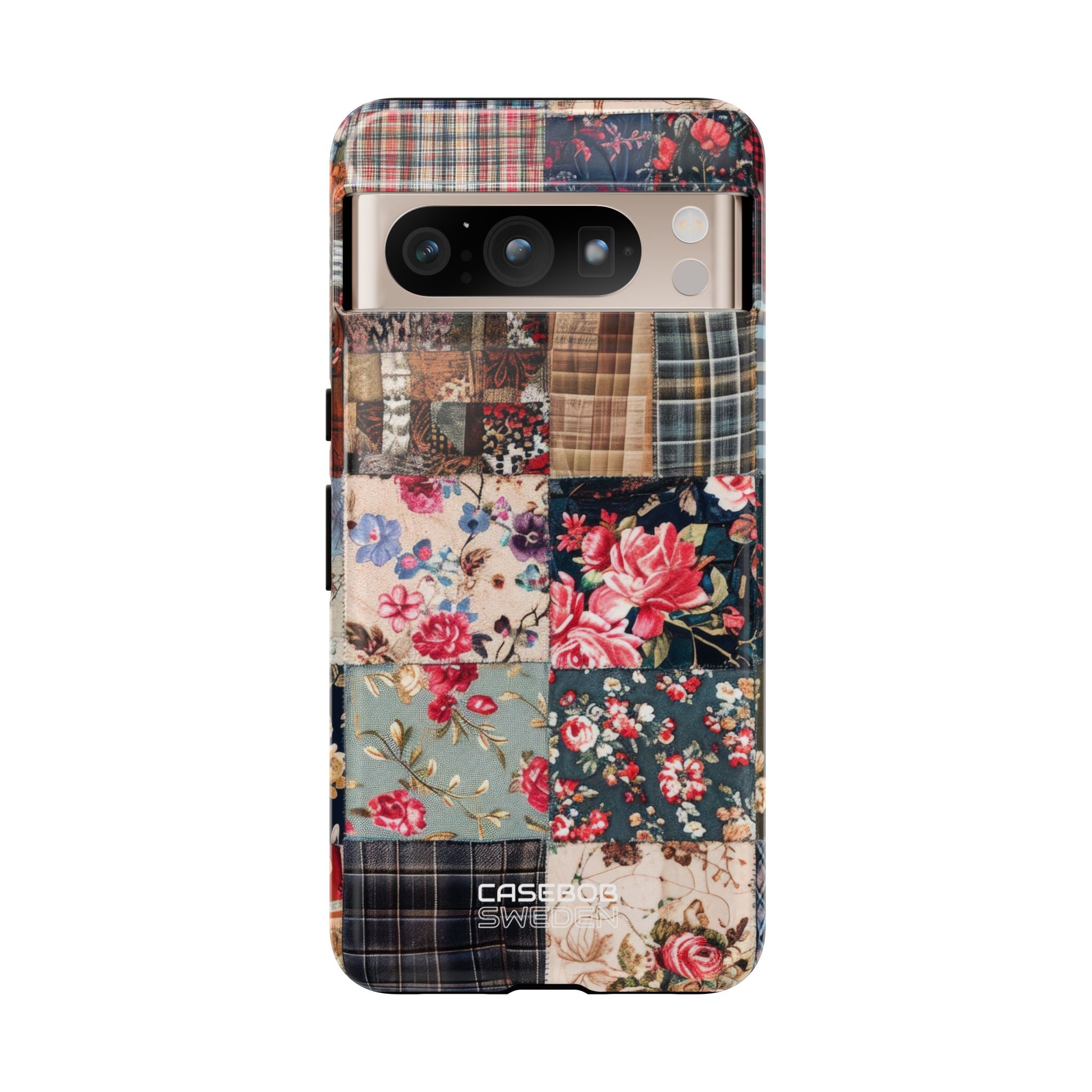 Patchwork Floral Quilt Google Pixel 8 - Tough