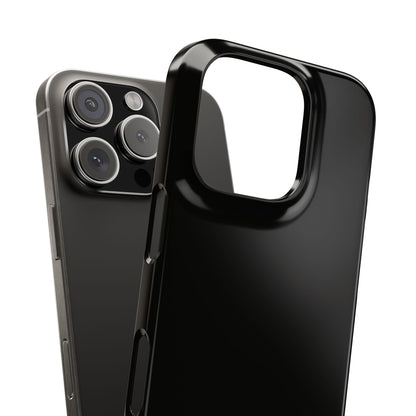 Black - Slim iPhone 16 Phone Case