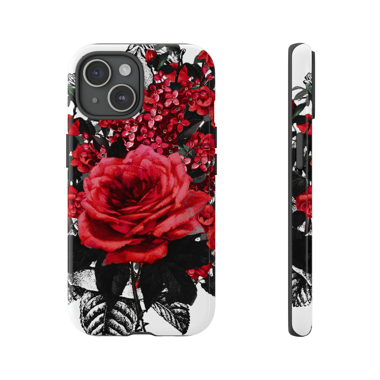 Rola Rose Gothic Flower - Protective Phone Case