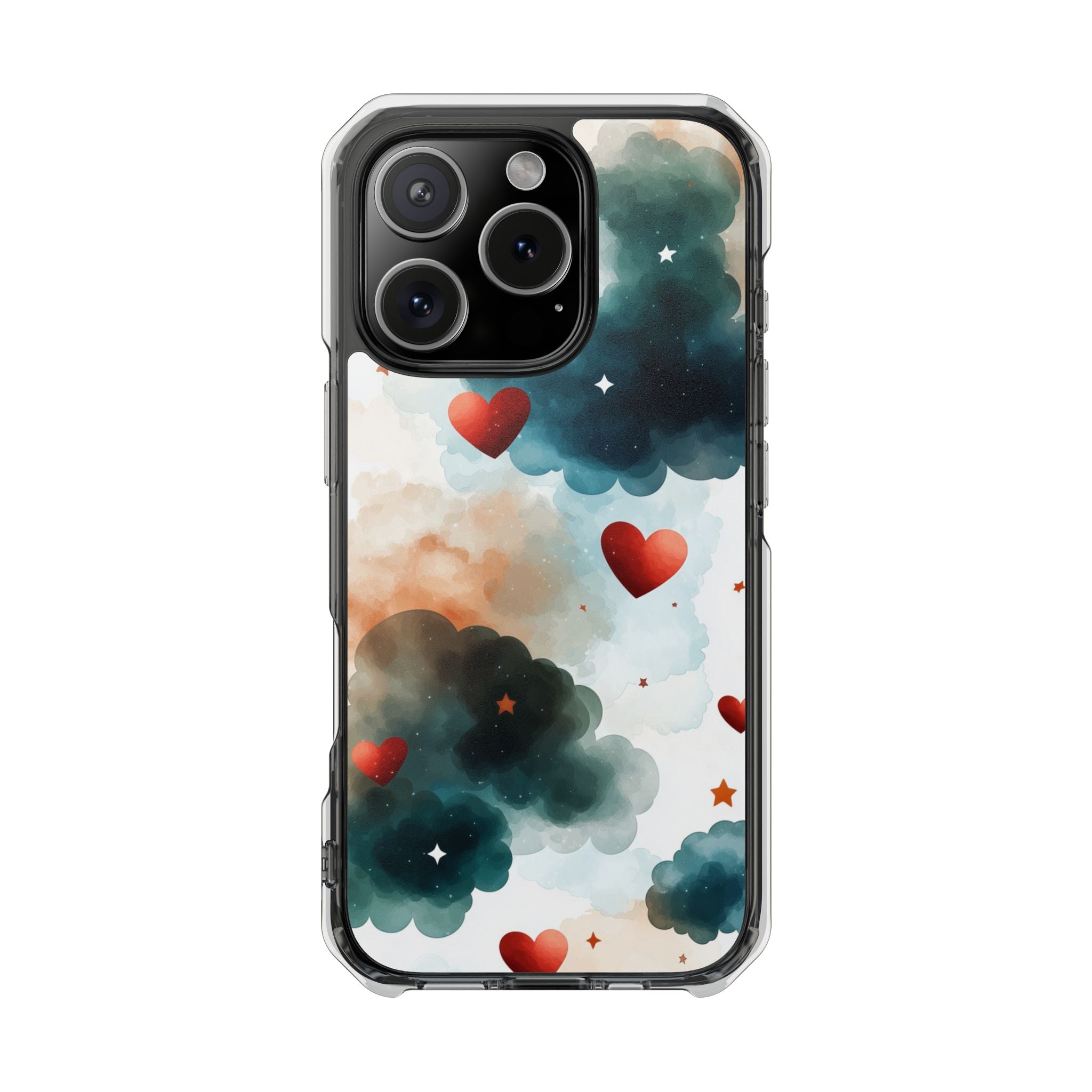 Floating Hearts Dance iPhone Case - Impact