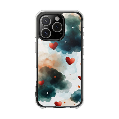 Floating Hearts Dance iPhone Case - Impact