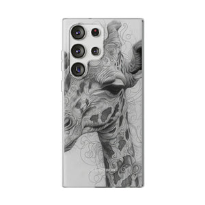 Monochrome Giraffe | Flexible Phone Case for Samsung Galaxy