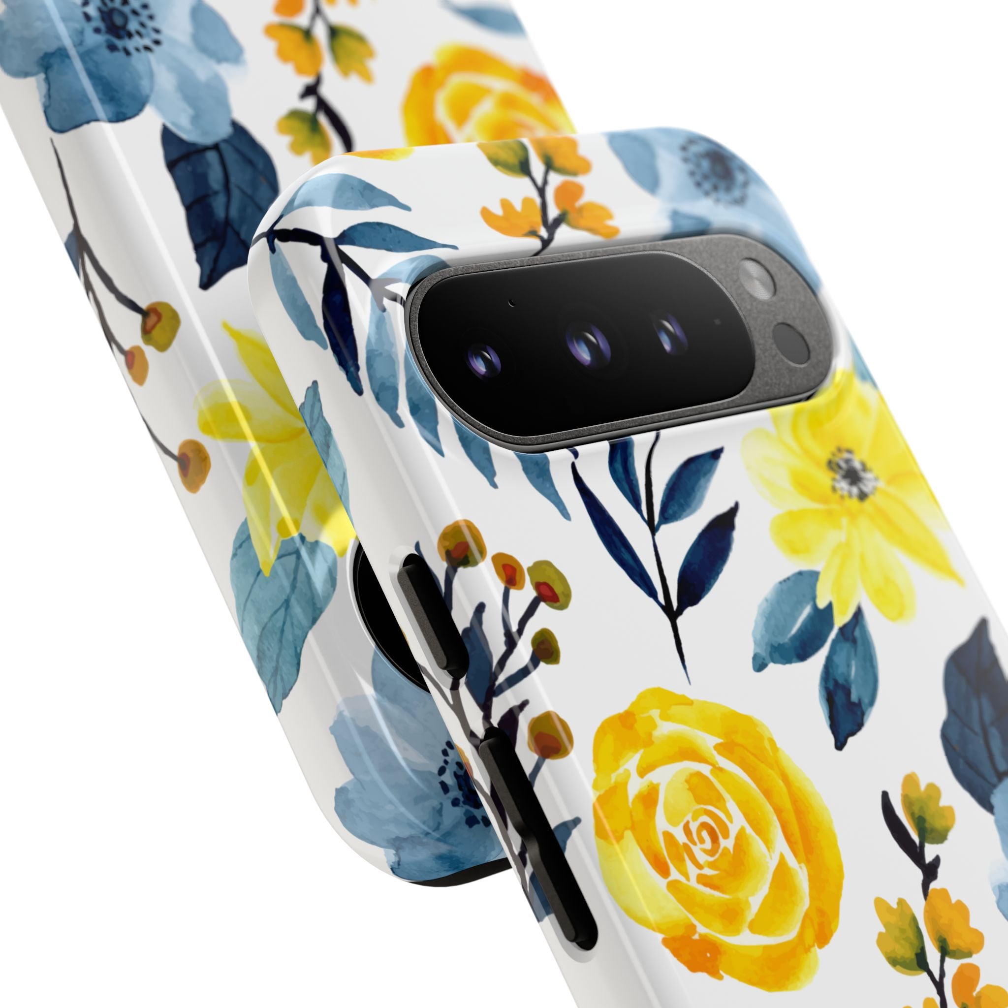 Golden Bloom Google Pixel 9 Pro Case - Tough
