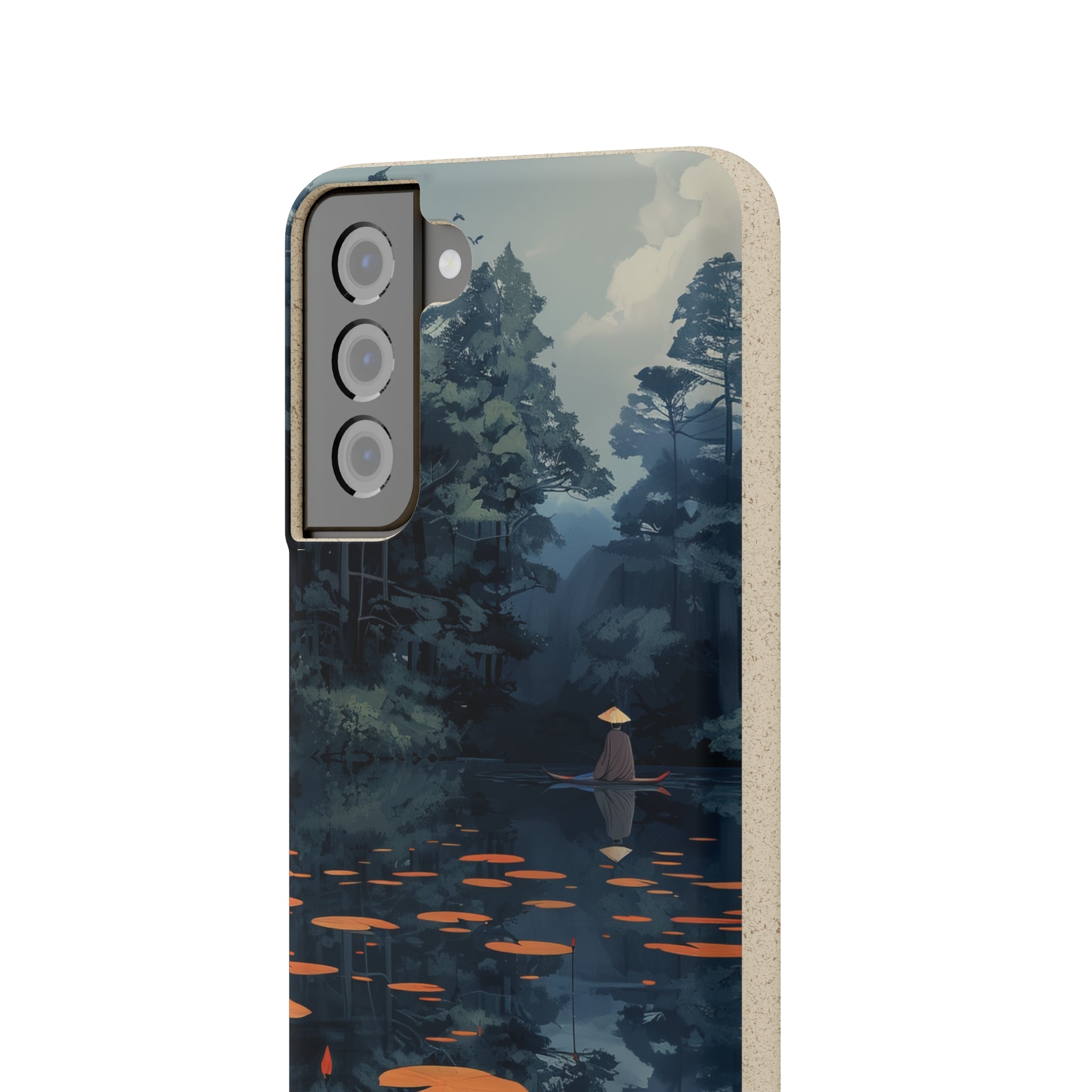 Tranquil Lotus Serenity | Biodegradable Phone Case