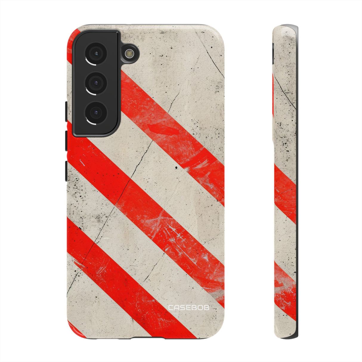 Crimson Line Minimalism - Protective Phone Case