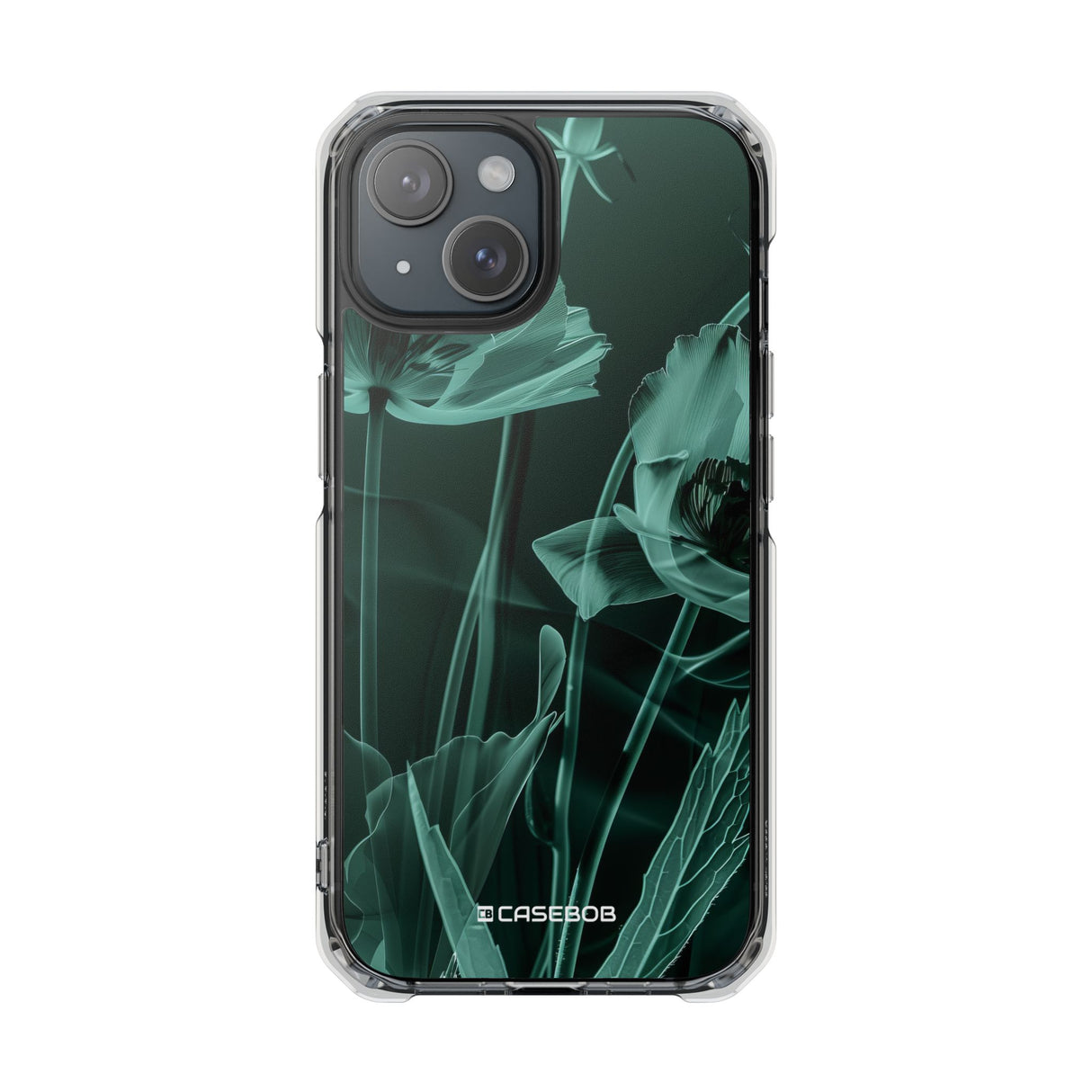 Botanical Transparency - Phone Case for iPhone (Clear Impact - Magnetic)