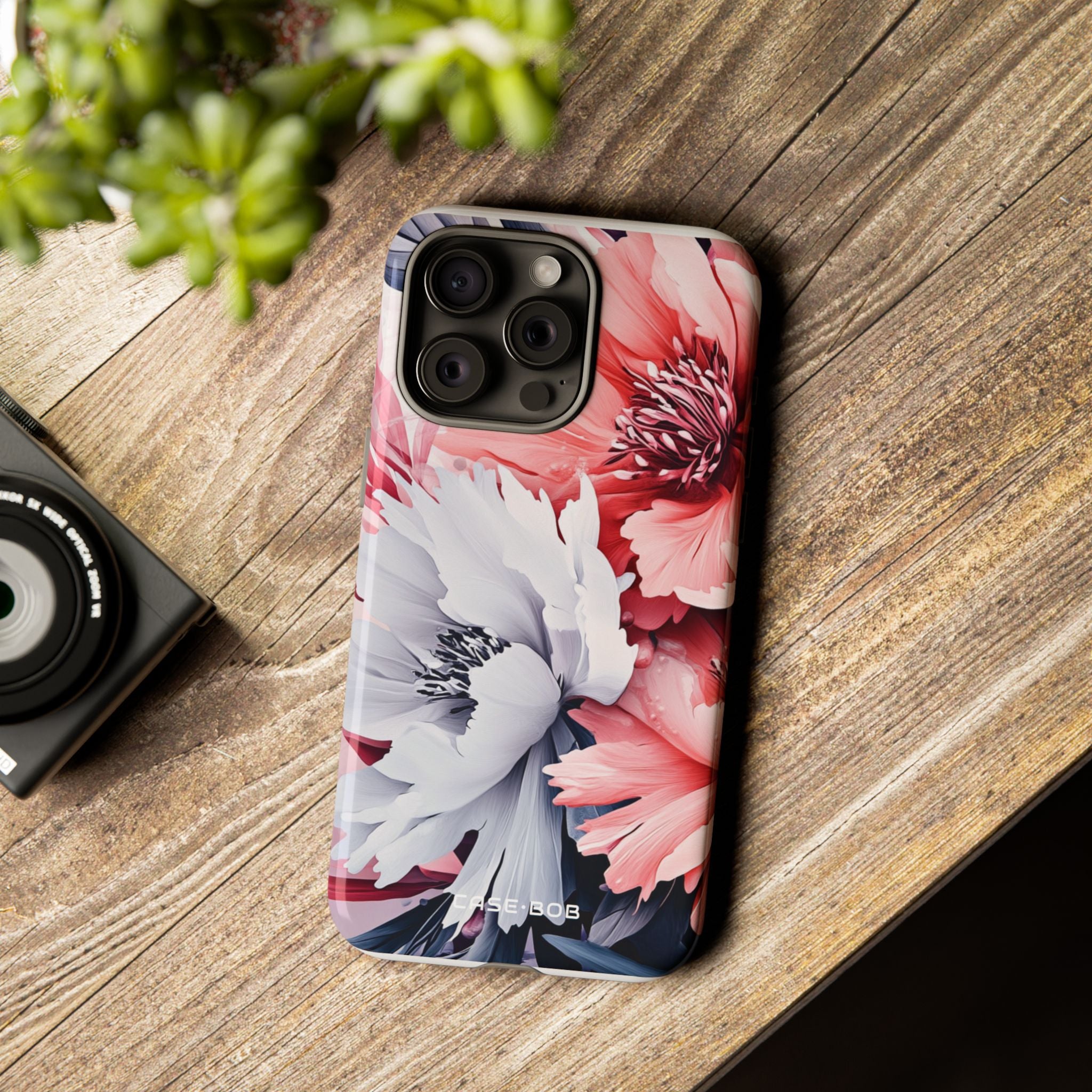 Coral Bloom iPhone 15 Pro Max Case - Tough