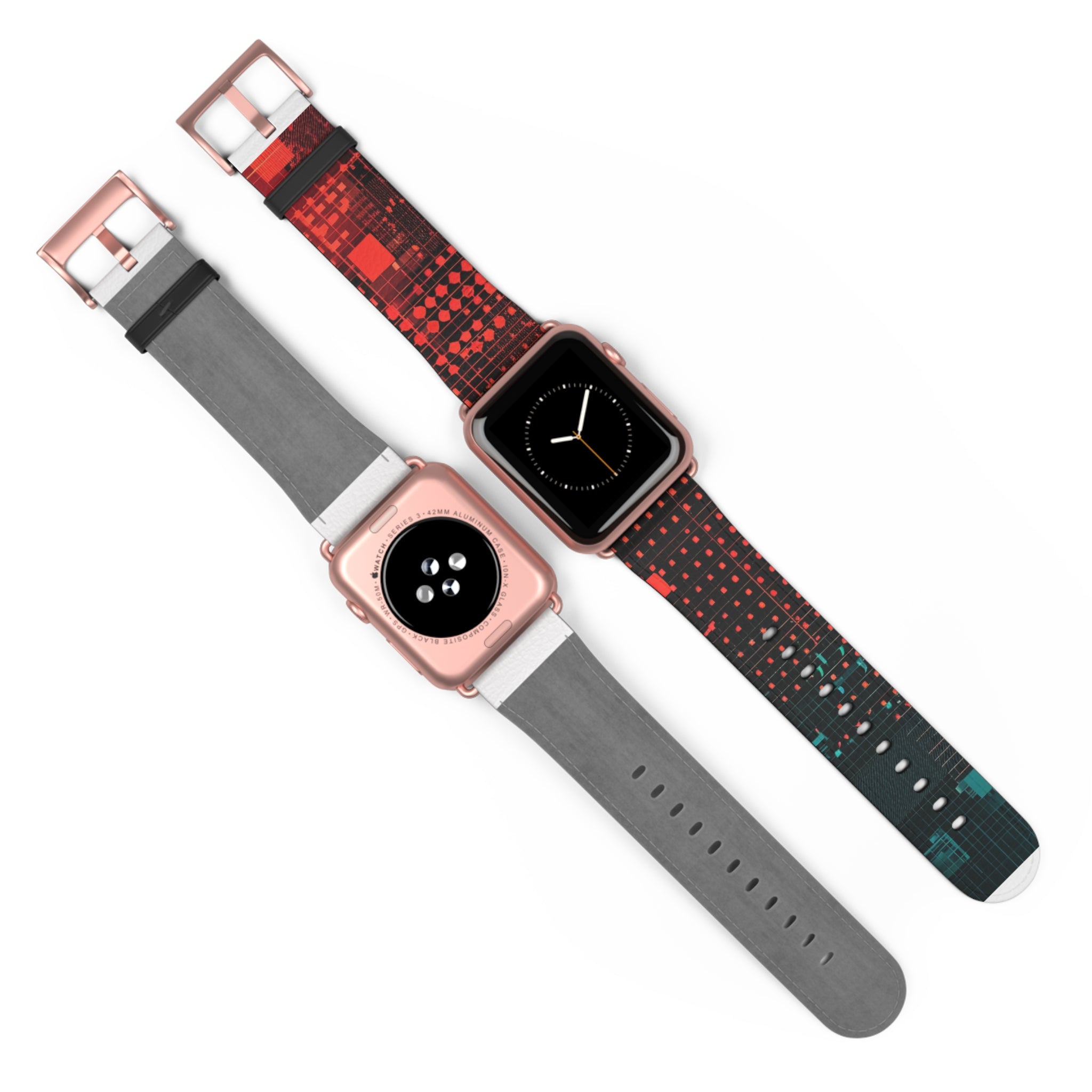 Crimson Circuit - Watch Band