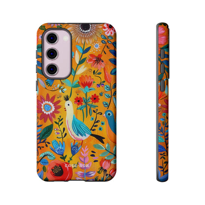 Colorful Birds Bloom Samsung S23 Plus Case - Tough