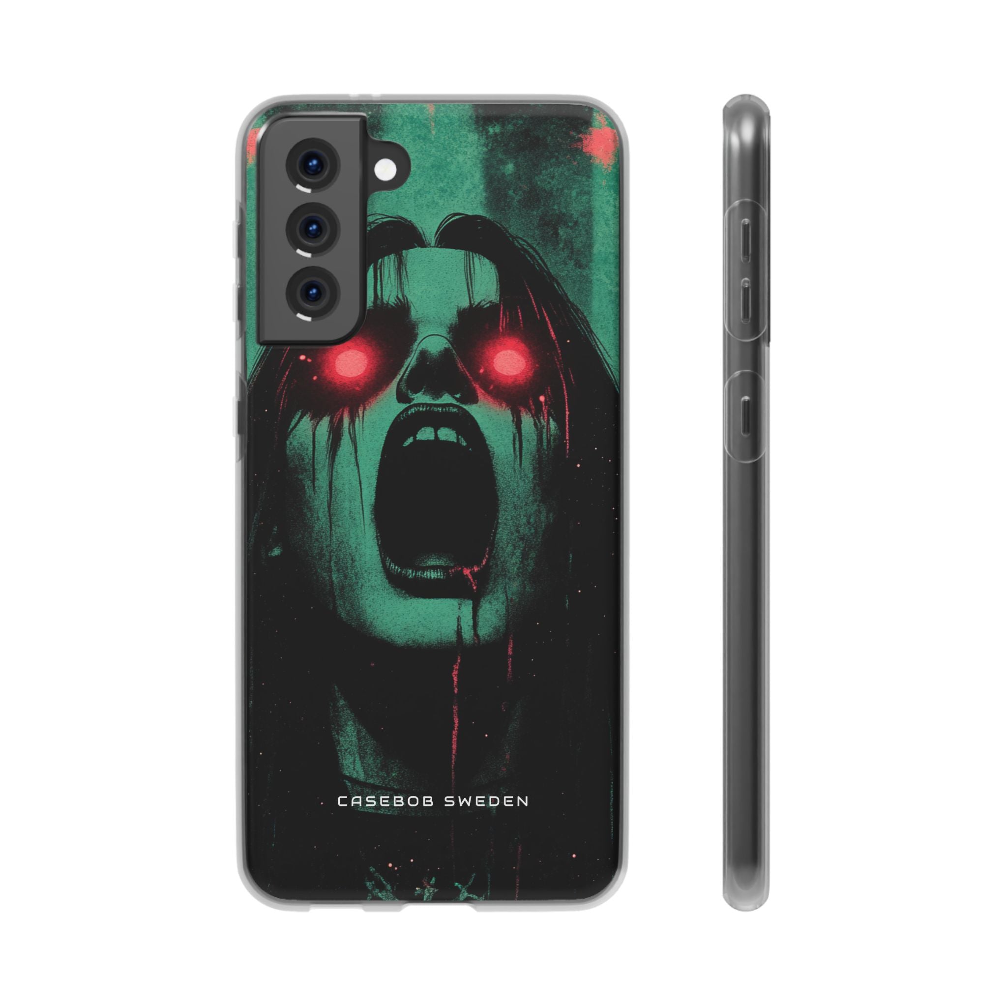 Haunting Glow of Gothic Eyes Samsung S21 - Flexi Phone Case