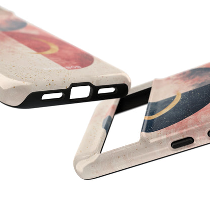 Golden Crescent Circles Google Pixel 8 Pro Case - Tough