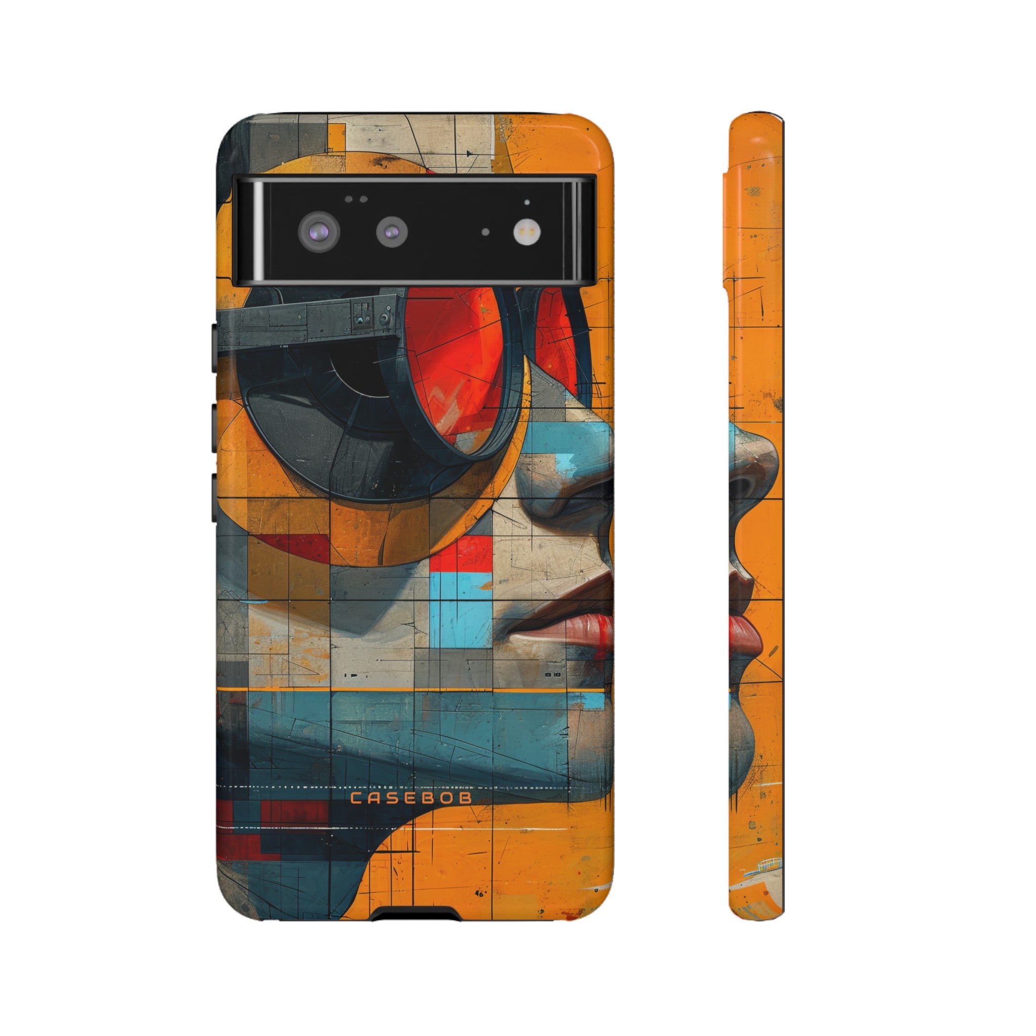 Cartoon Geometry Fusion - Protective Phone Case