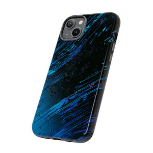 Cyber Stream: Digital Gradient - Protective Phone Case