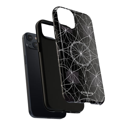 Radiant Petal Orbit iPhone 14 Plus Case - Tough+