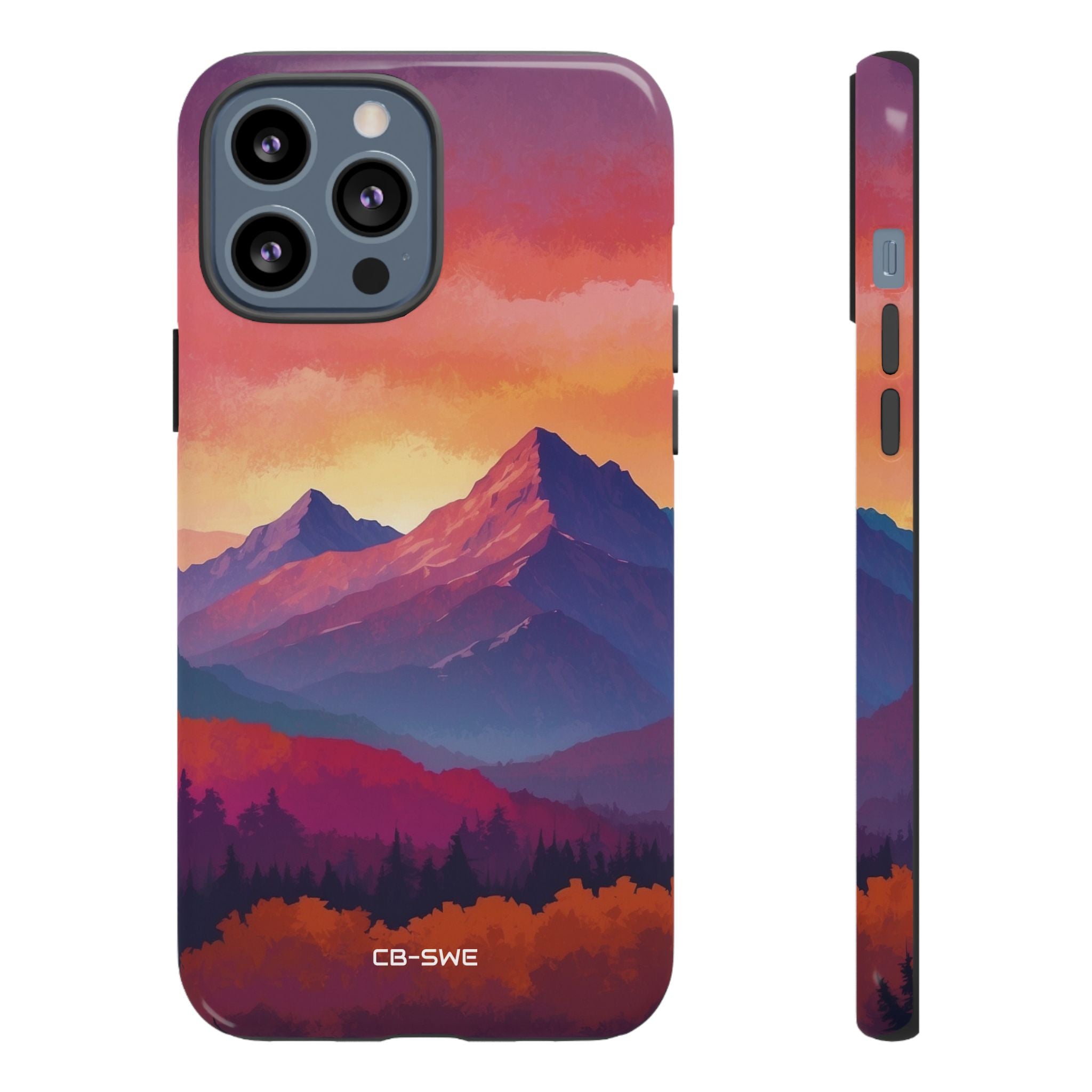 Mountain Peaks Rise - iPhone Case