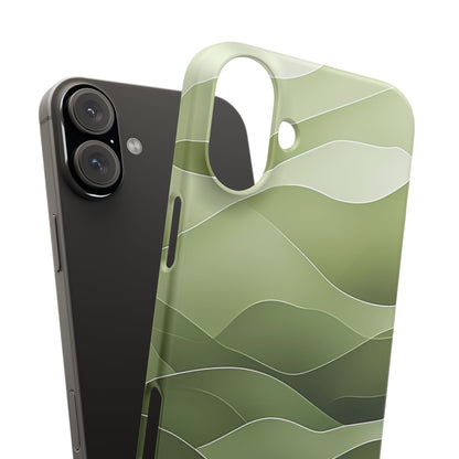 Gradient Emerald Drift iPhone 16 - Slim Phone Case