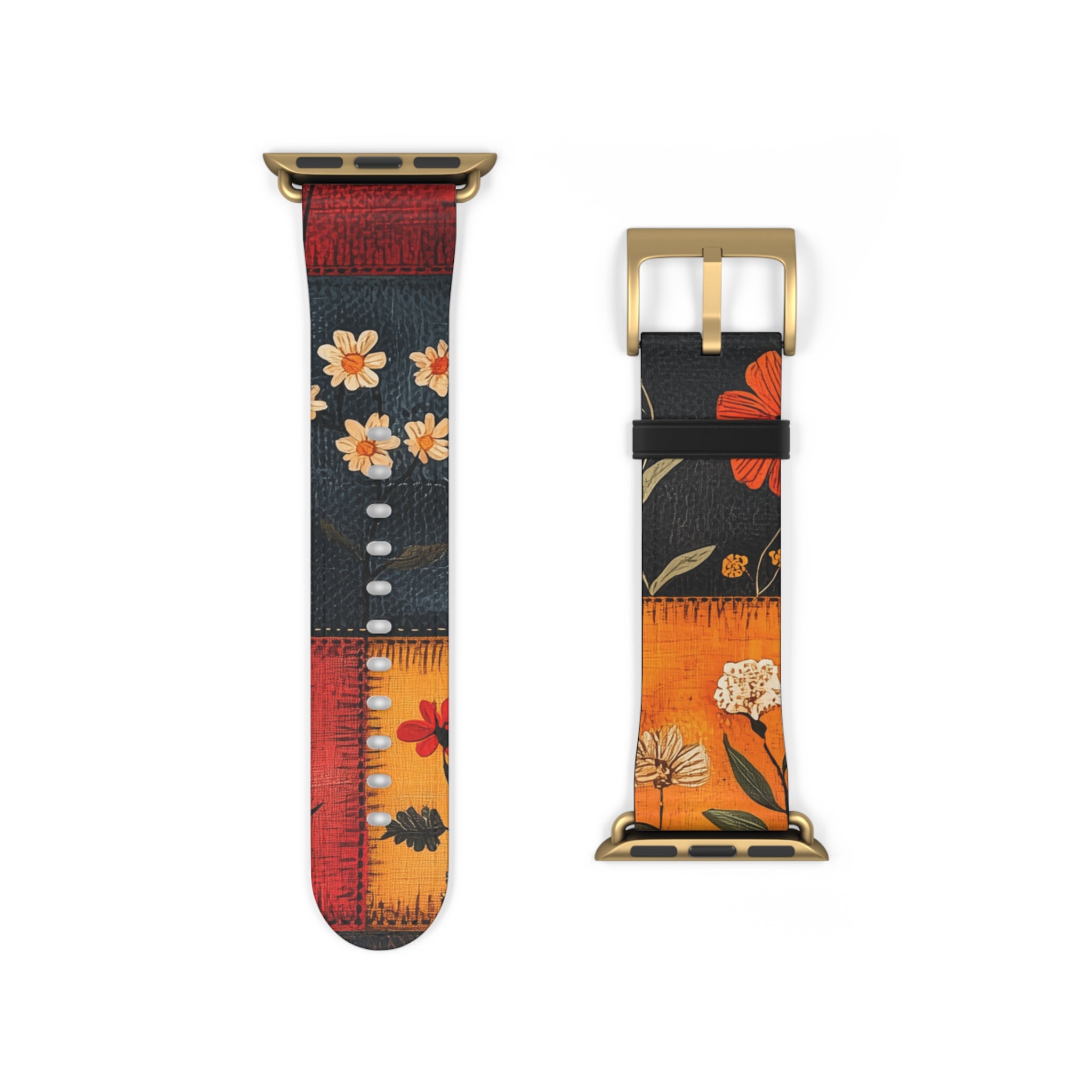 Patchwork Blooms - Watch Band