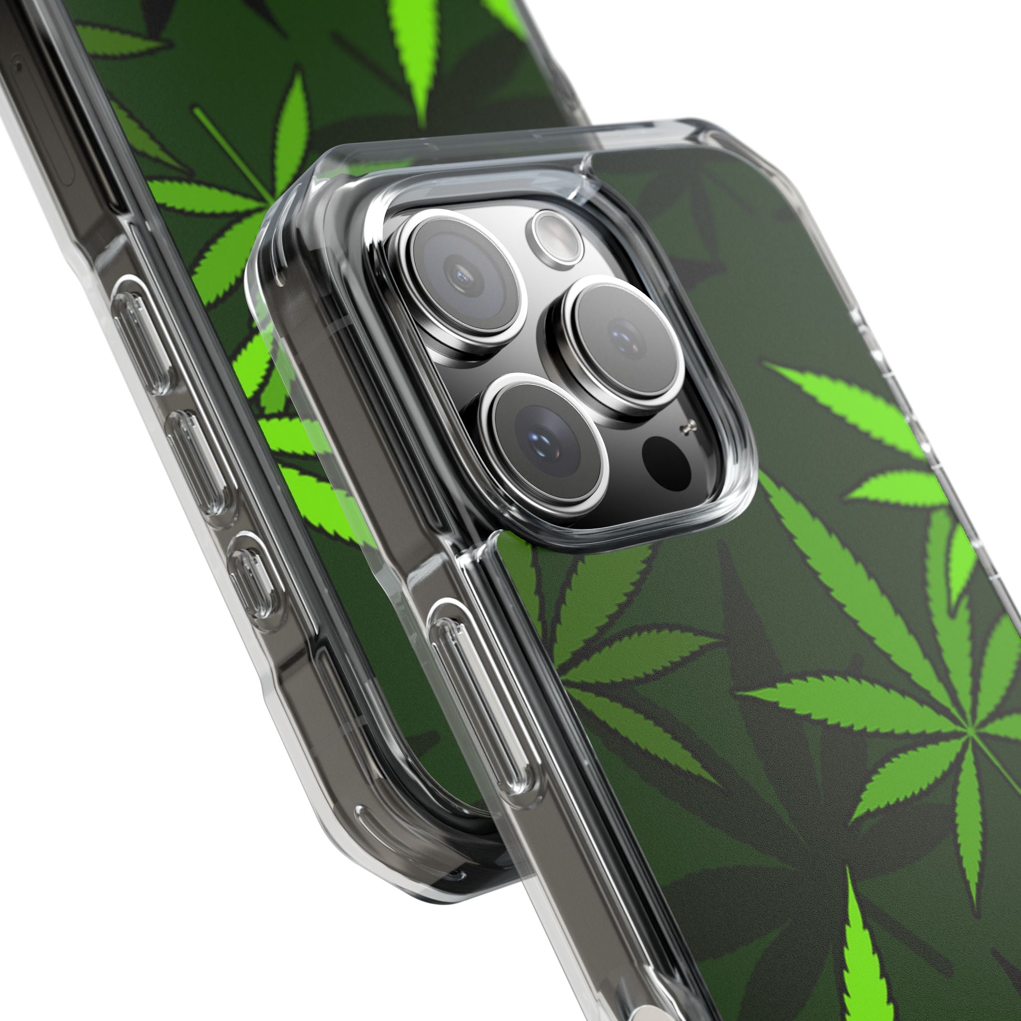 Green Leaf Symmetry iPhone Case - Impact