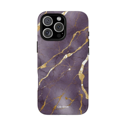 Golden Veins Flowing - iPhone Case