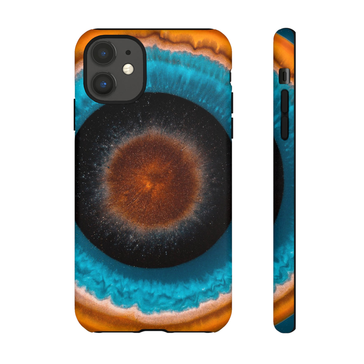 Center of Space Ink Art iPhone Case (Protective) iPhone 11 Matte Phone Case