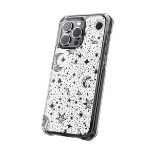 Retro Space Odyssey - Phone Case for iPhone (Clear Impact - Magnetic)