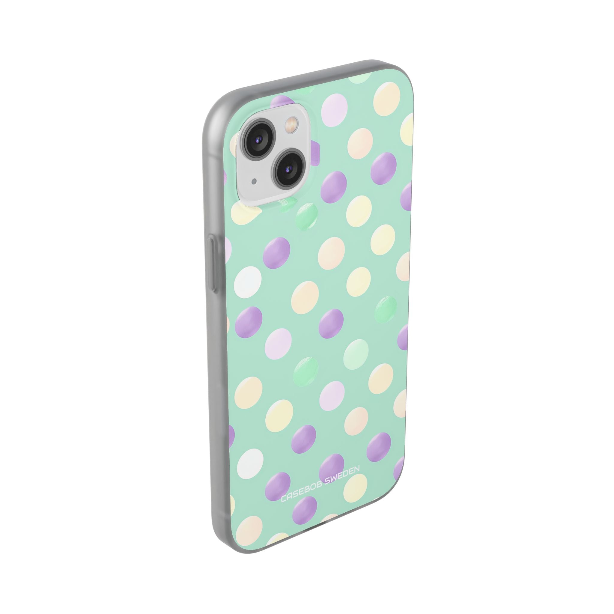 Pastel Polka Dots - Flexi iPhone 14 Phone Case