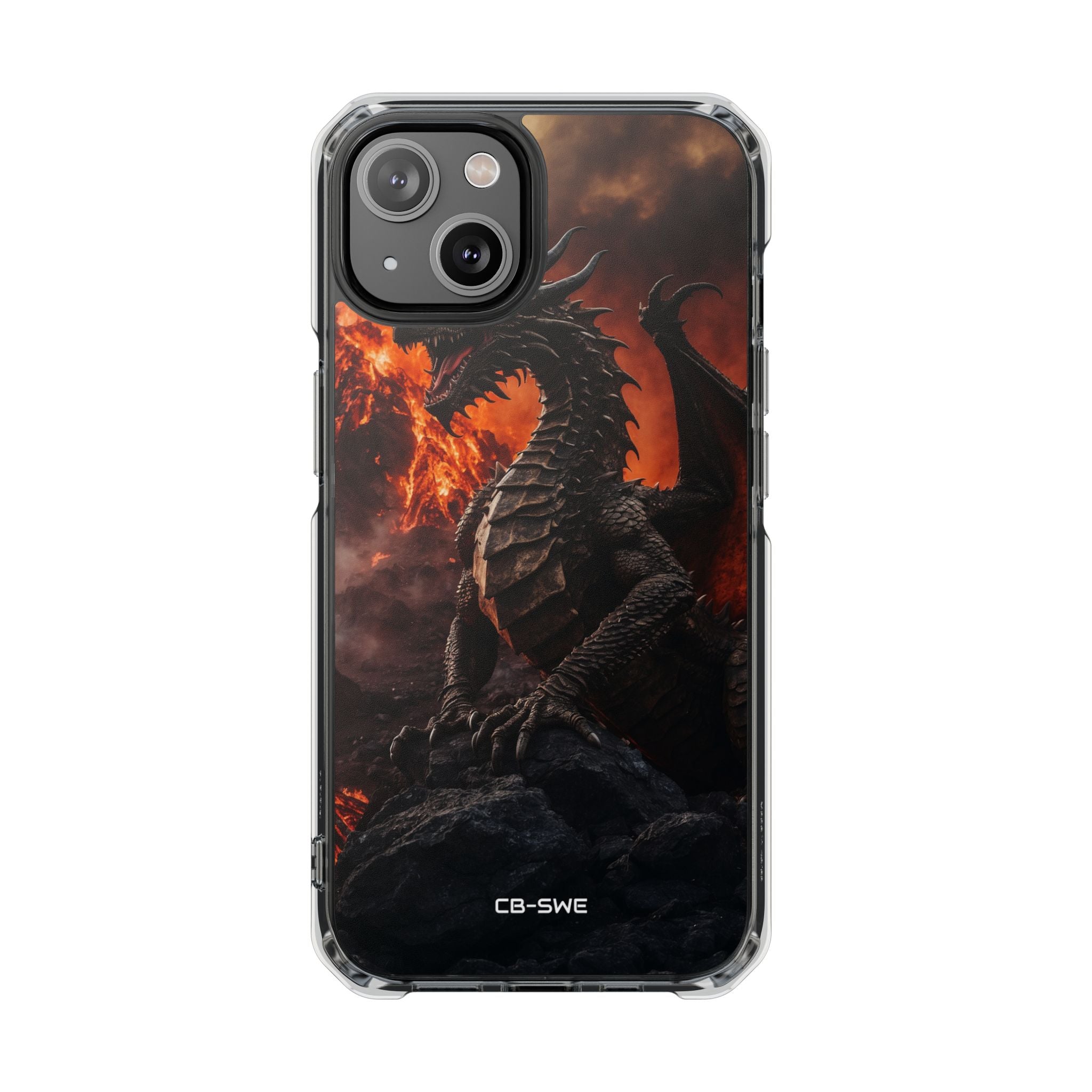 Fiery Dragon Soars iPhone Case - Impact