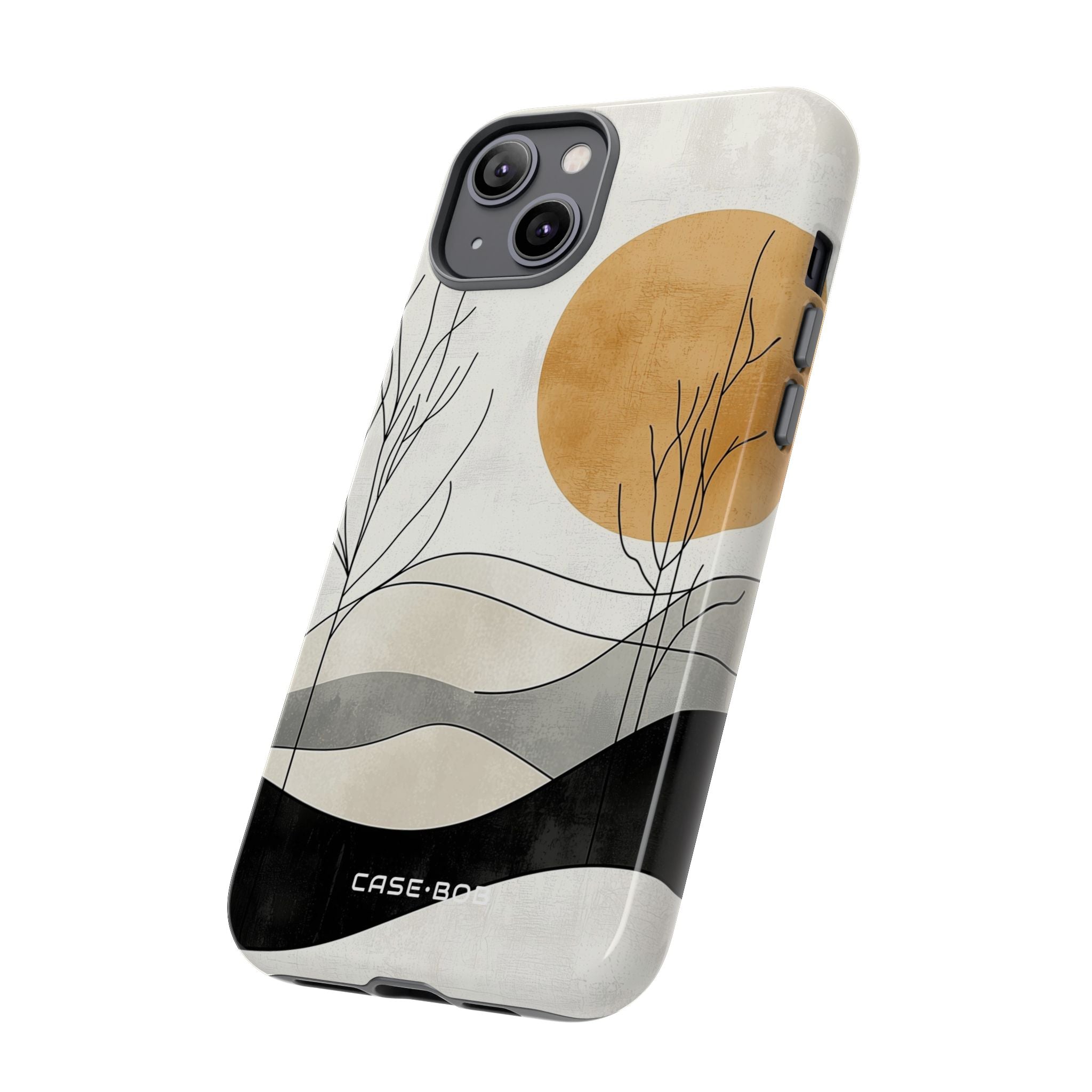 Orange Halo iPhone 14 Plus Case - Tough