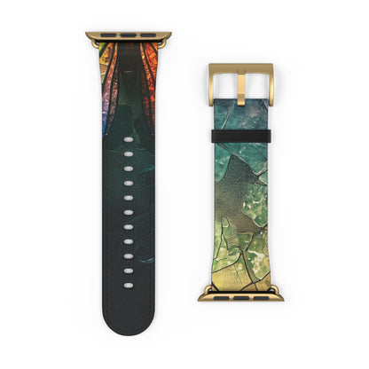 Stained Glass Butterfly - Watch Band