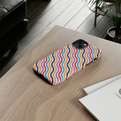 Thin wave Line - Protective Phone Case