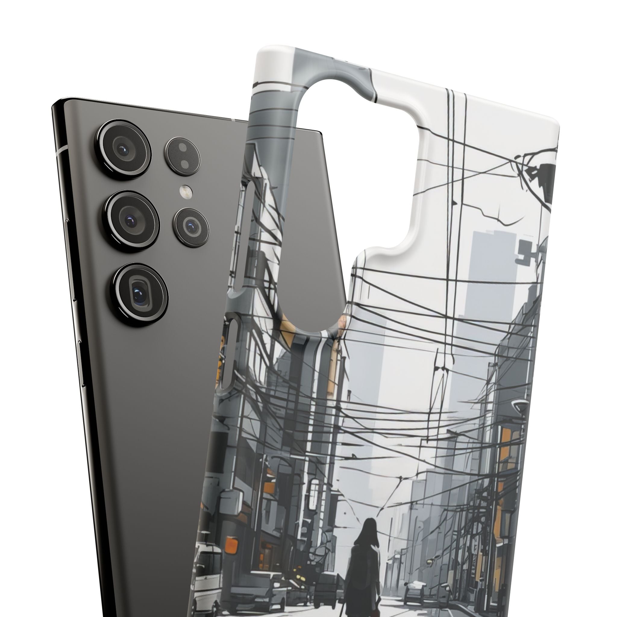 Urban Noir Streetscape Samsung S23 - Slim Phone Case