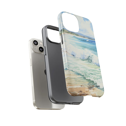 Serene Coastal Watercolors - iPhone Case