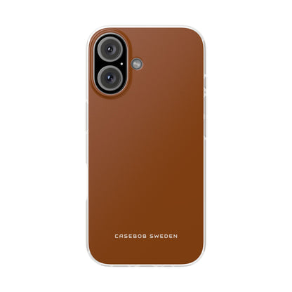 Saddle Brown iPhone 16 - Flexi Phone Case