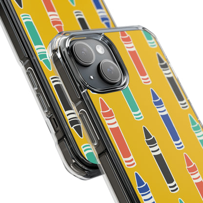 Crayons Dance Joyfully iPhone Case - Impact