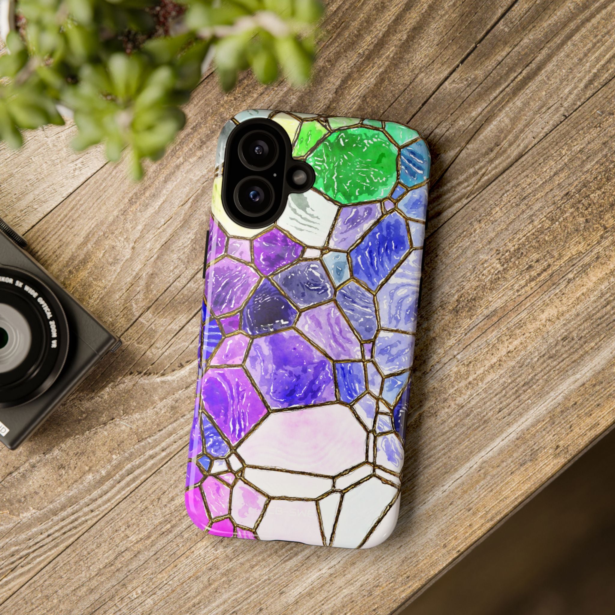 Colorful Glass Mosaic - iPhone Case