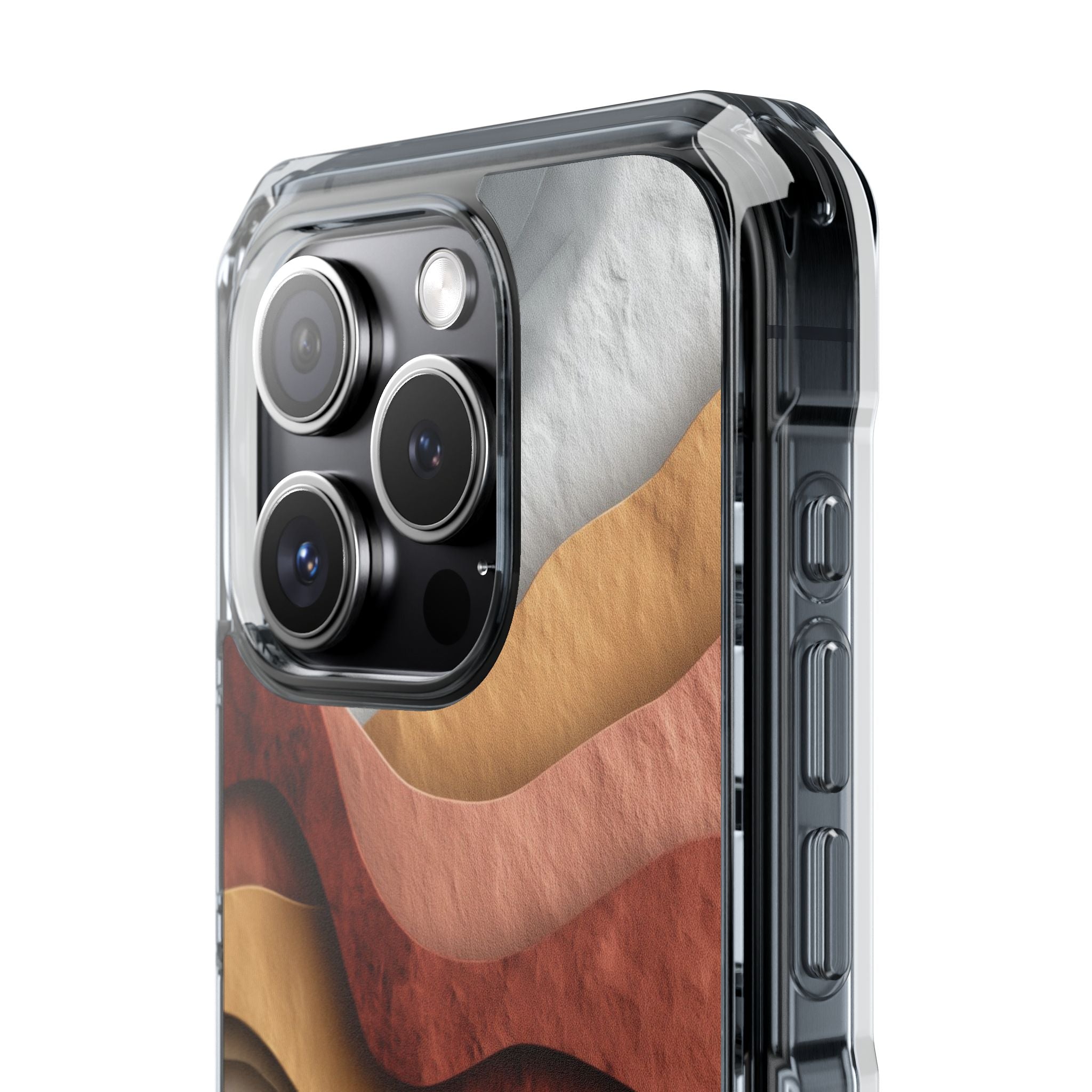 Layered Earth Whisper iPhone Case - Impact