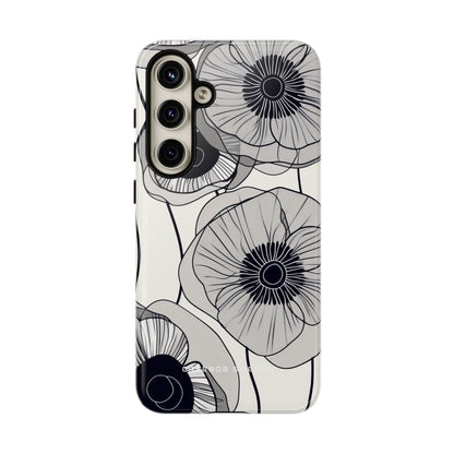 Moderne minimalistische Blumen Samsung S24 - Robuste Handyhülle