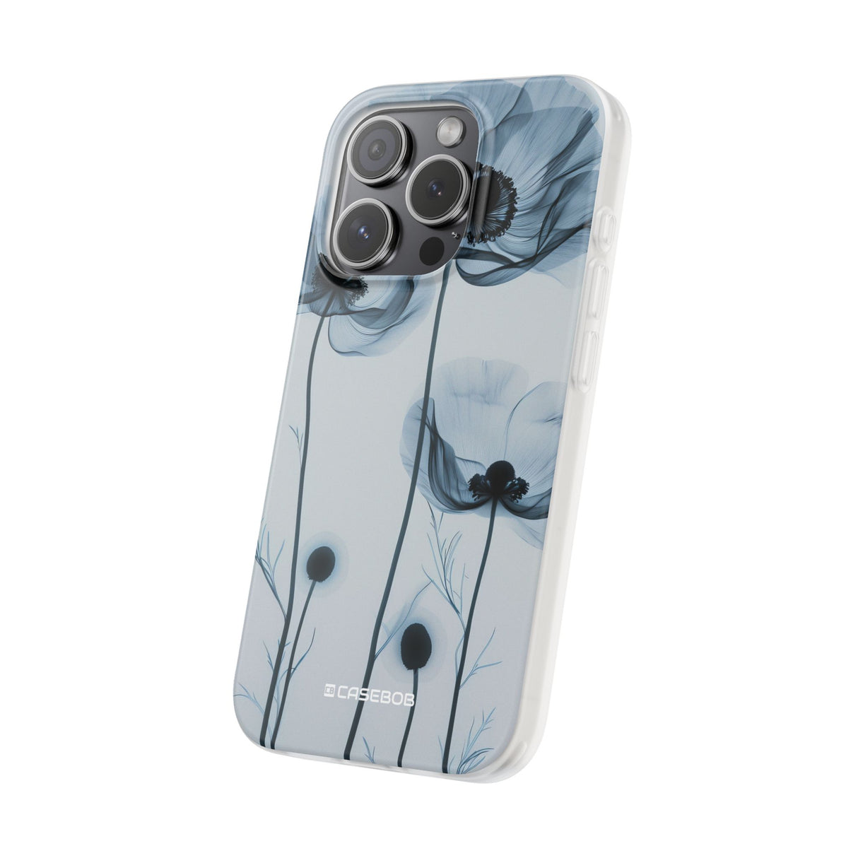 Tranquil Poppy Bloom | Flexible Phone Case for iPhone