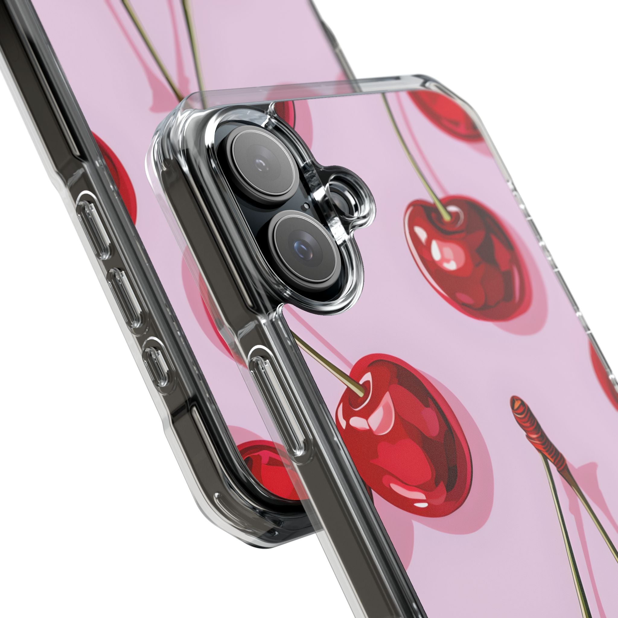 Glossy Cherry Burst iPhone 16 Case - Impact