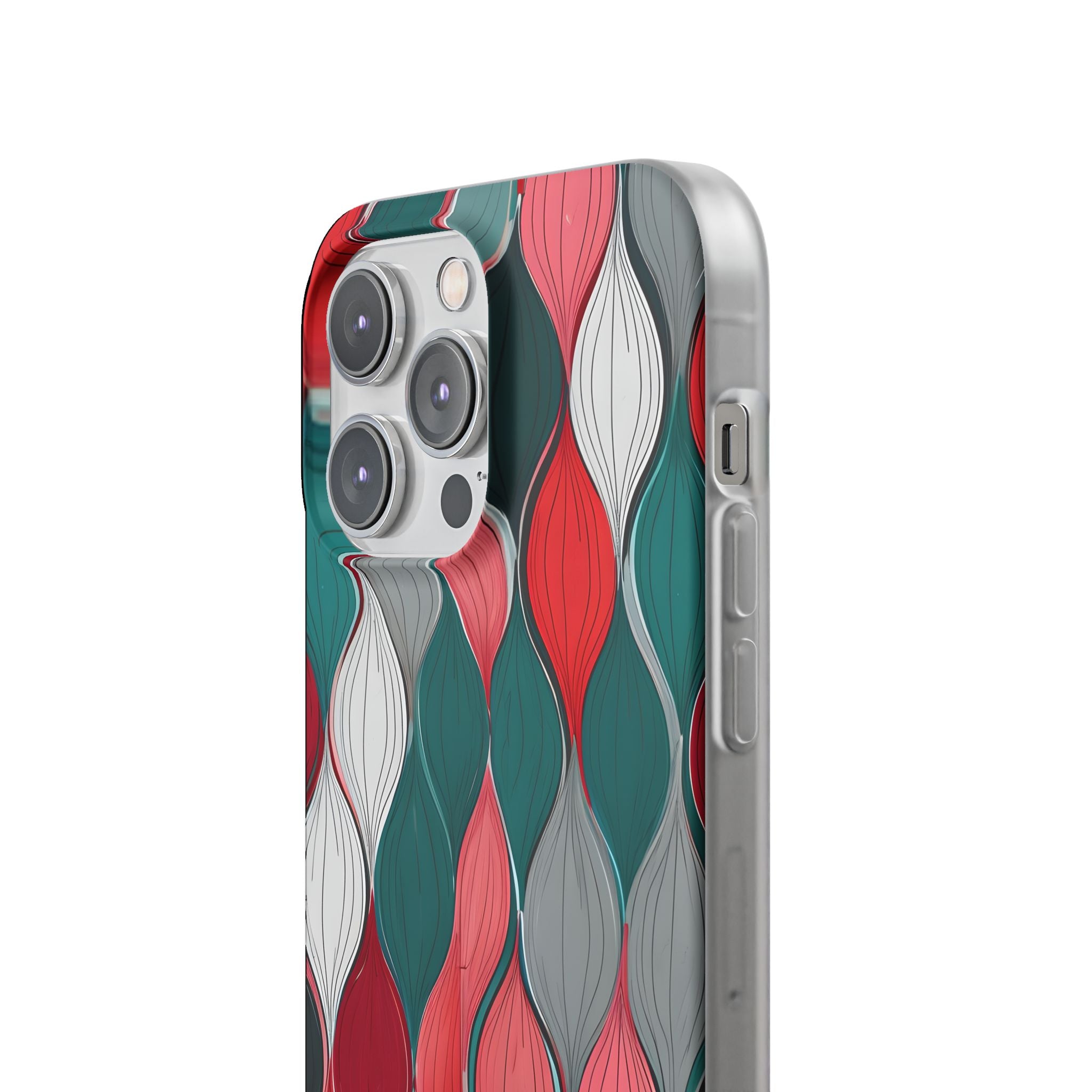 Leaf Cascade Teal iPhone 14 Pro Max Case - Soft