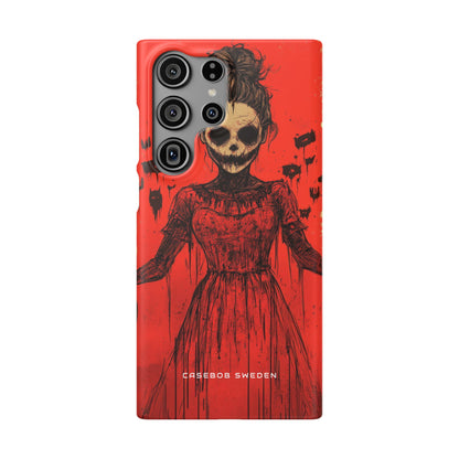 Haunting Scarlet Descent Samsung S23 - Slim Phone Case