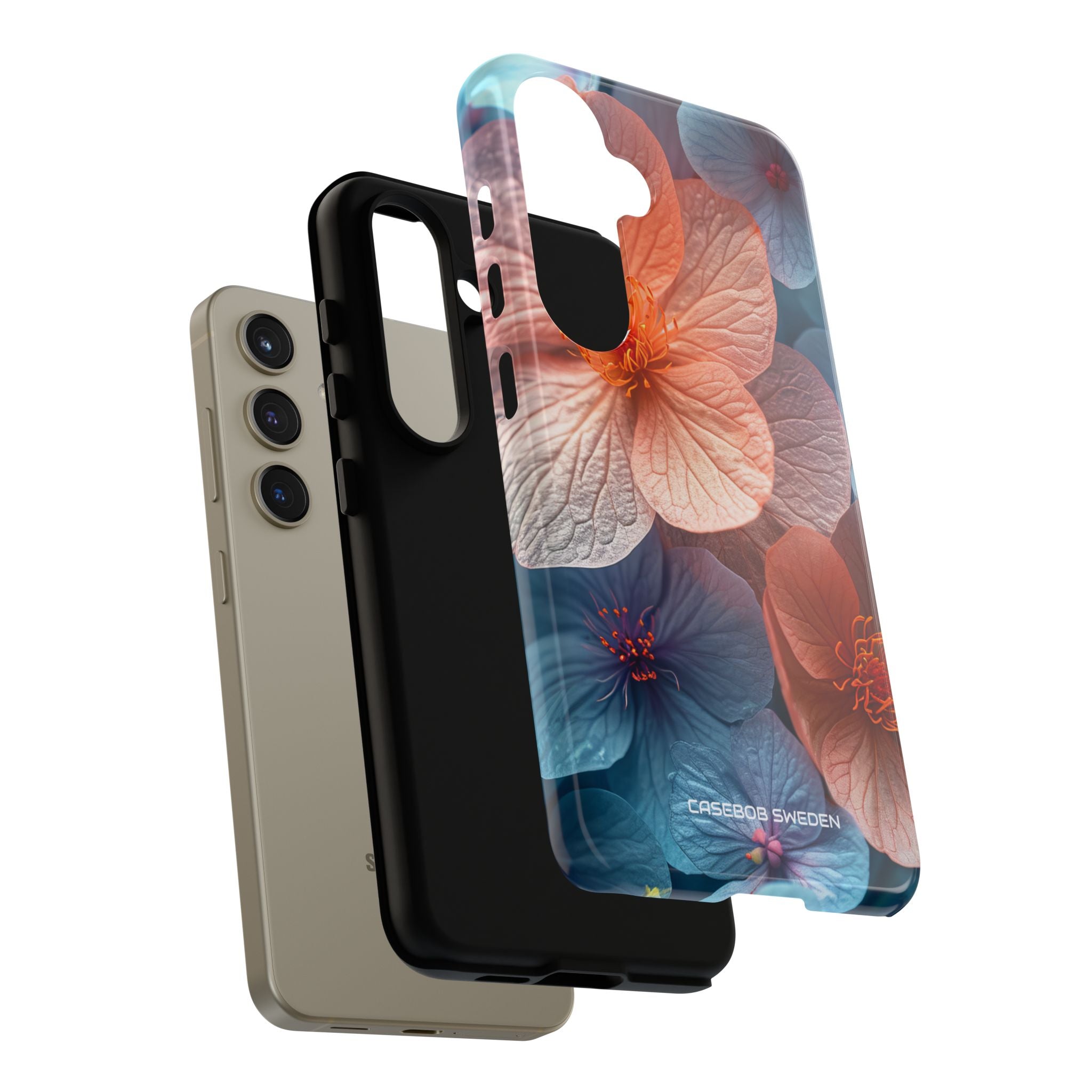 Peach Blossom Serenity - Tough Samsung S24 Phone Case