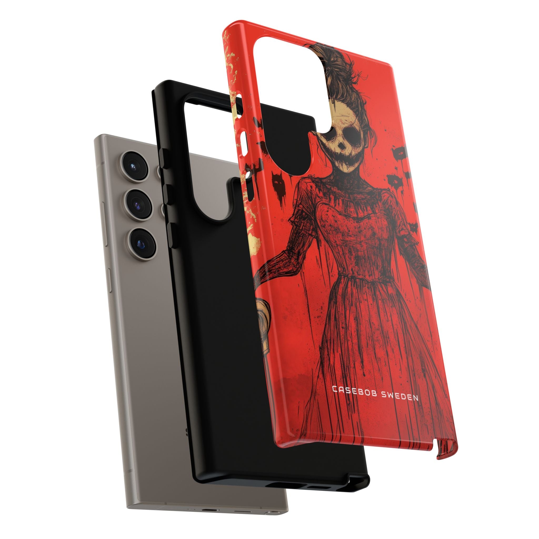 Haunting Scarlet Descent Samsung S24 - Tough Phone Case