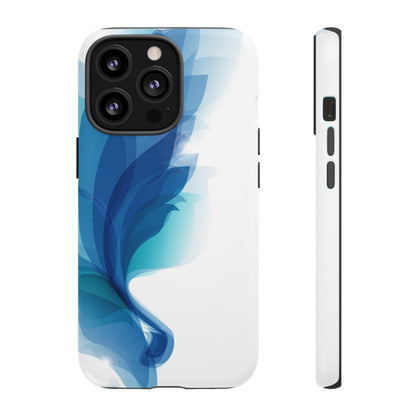 Blue Feathers - Protective Phone Case