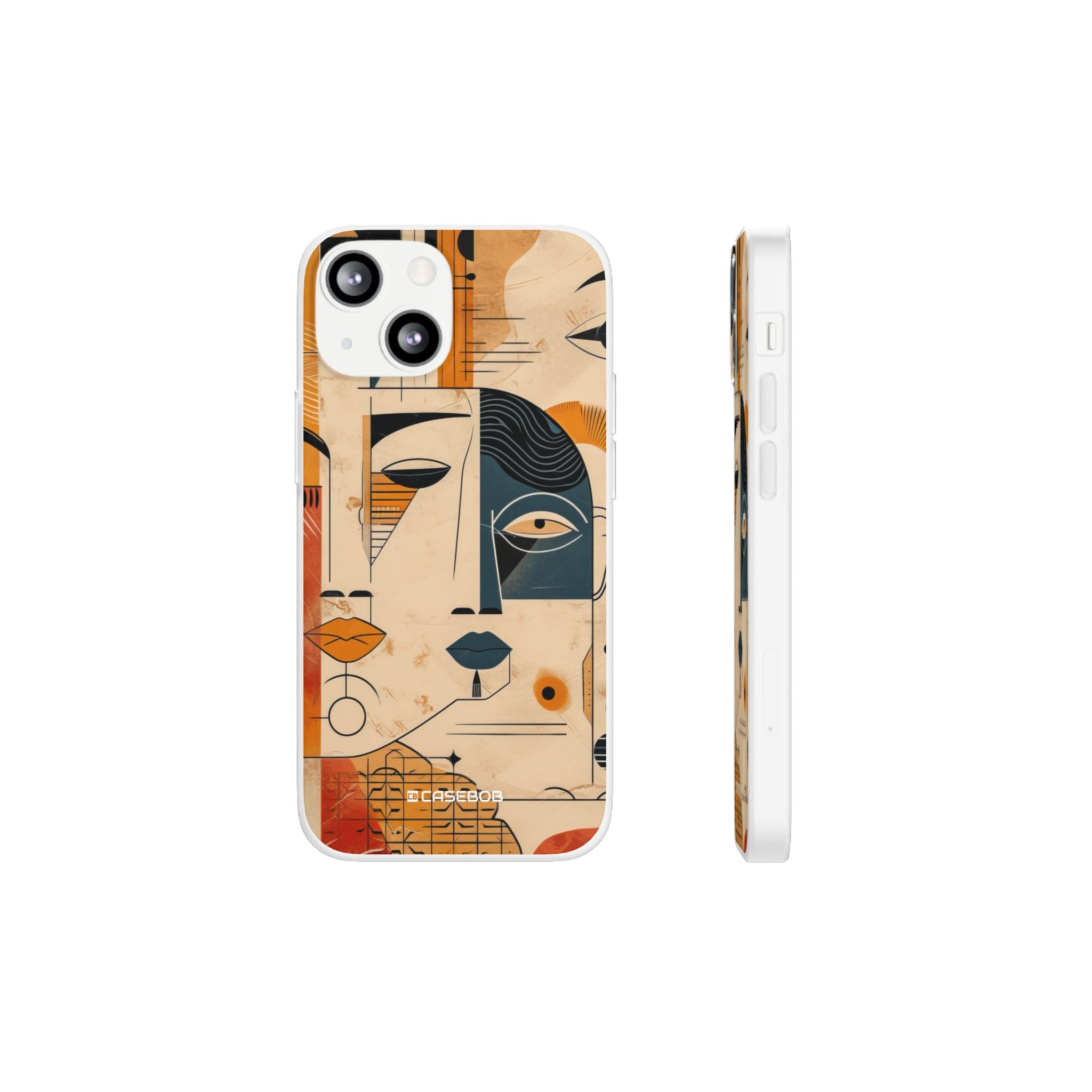 Cubist Introspection | Flexible Phone Case for iPhone