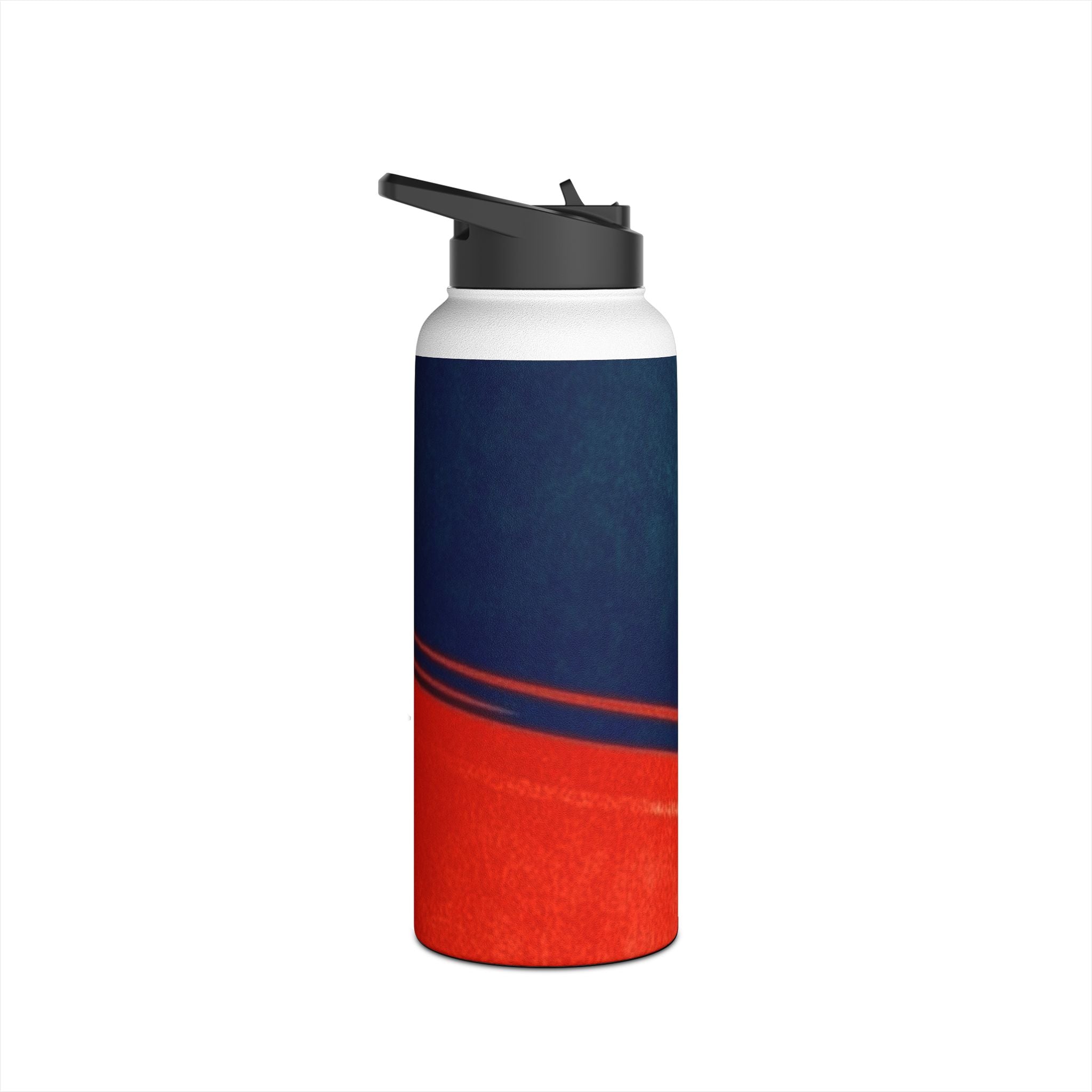 Navy Streak - Stainless Steel Water Bottle